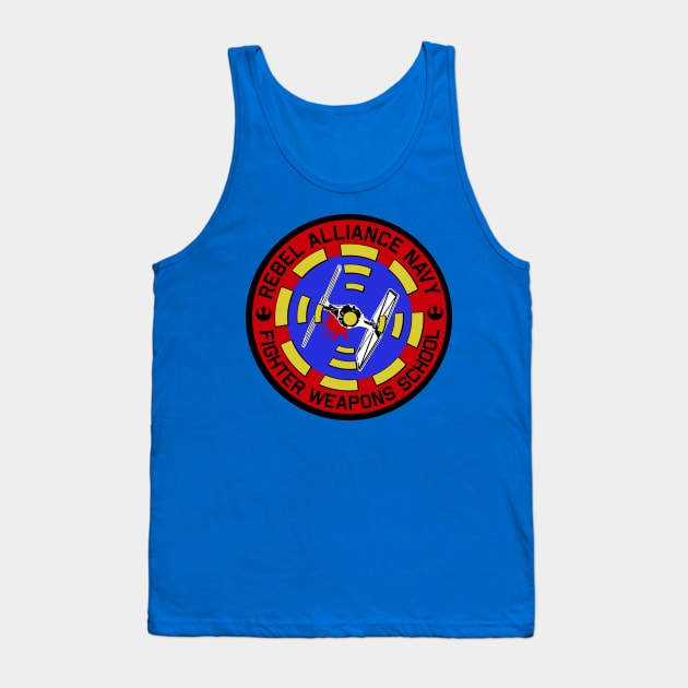 Rebel Fighter Weapons School Tank Top by PopCultureShirts